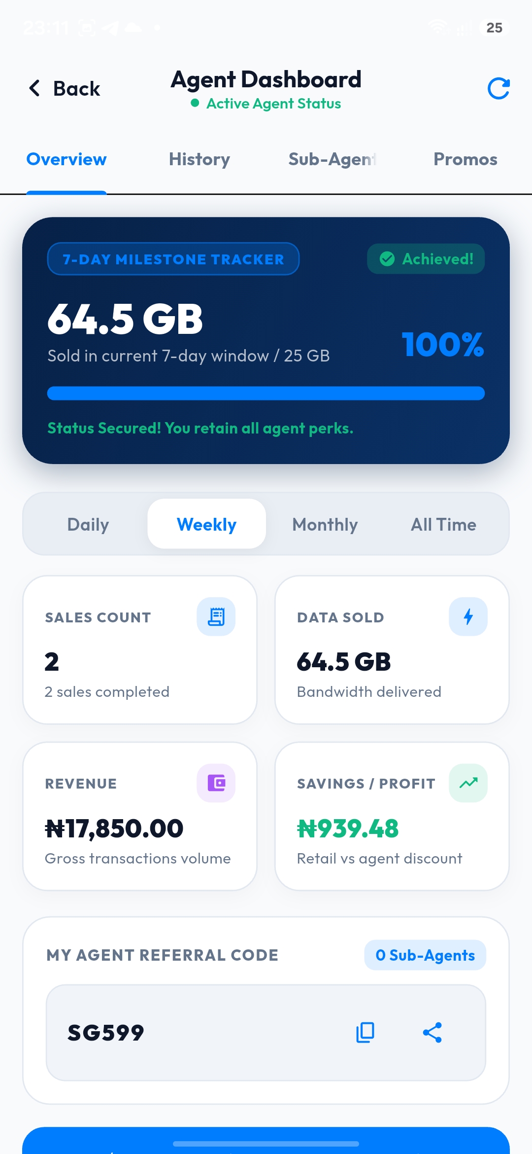 Wholesaler Agent Dashboard